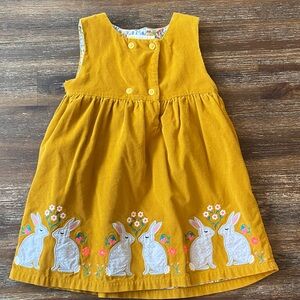 Baby Boden Mustard Corduroy Dress

Note: small tear